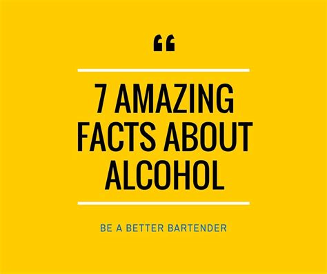 7 Amazing Facts About Alcohol That You Dont Know By