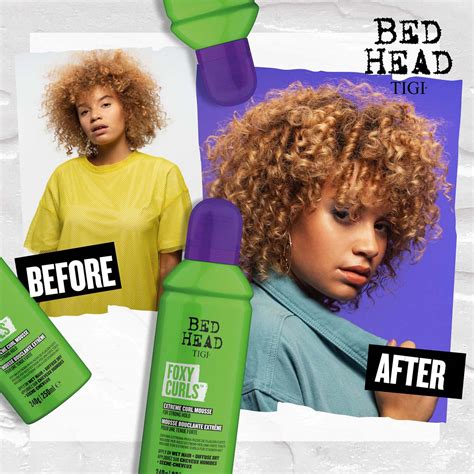 Bed Head By Tigi Foxy Curls Curly Hair Mousse For Strong Hold Ml
