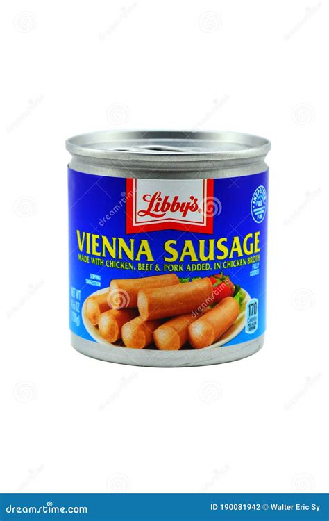 Libbys Vienna Sausage Can In Philippines Editorial Photography Image