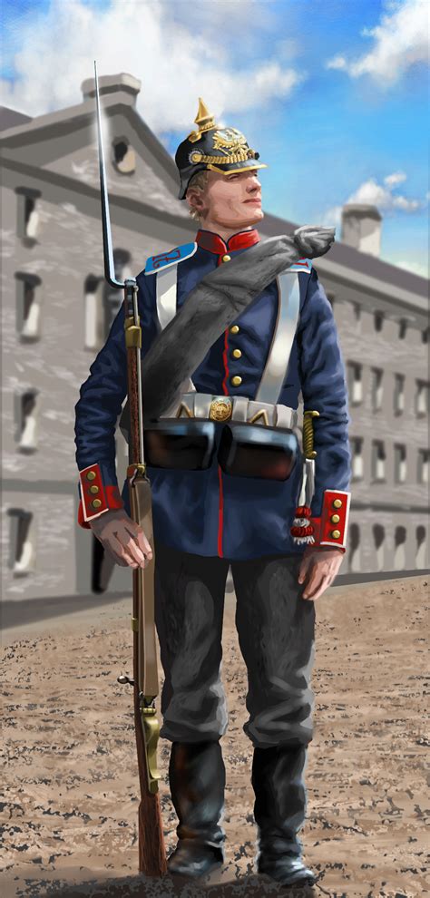 Prussian Infantryman 1870 1871 German Uniforms Century Uniforms