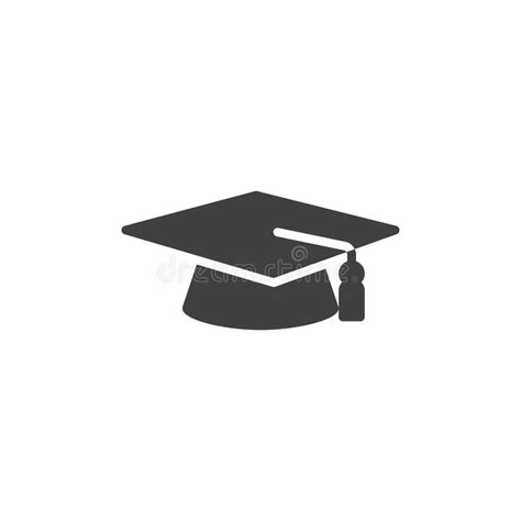 Graduation Cap Vector Icon Stock Vector Illustration Of Pictogram