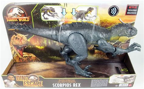 Jurassic World Camp Cretaceous Mattel Slashn Battle Scorpios Rex