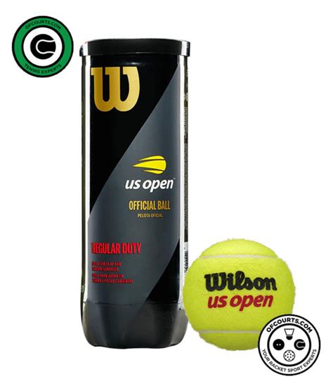 Wilson Us Open Regular Duty Tennis Balls 3 Can Of Courts