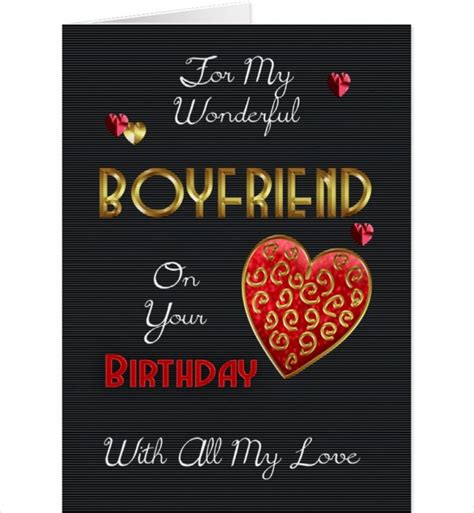 Design your very own printable & online happy birthday cards. 10+ Boyfriend Birthday Card Designs & Templates - PSD, AI ...