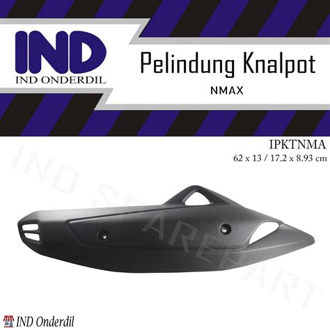 Cover Tutup Penutup Tameng Pelindung Knalpot Kenalpot Yamaha Nmax N Max