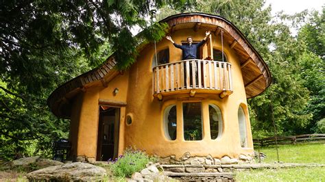 Incredible Cob House Tour: 2-Story Cob Cottage Originally Built in 1999!