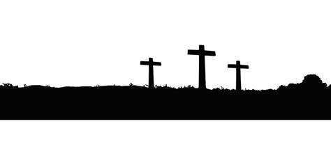 Cross Silhouette Religion Free Vector Graphic On Pixabay