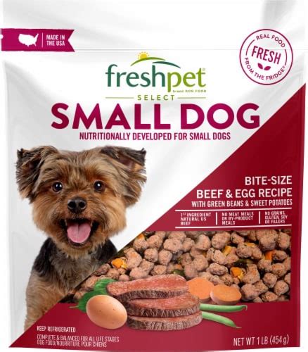 Freshpet® Select Bite Size Beef And Egg Recipe Small Dog Food 1 Lb