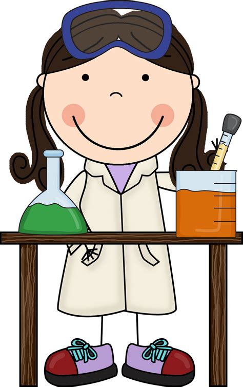 Scientist Science Fair Clip Art Science Kids Clipart Png Download