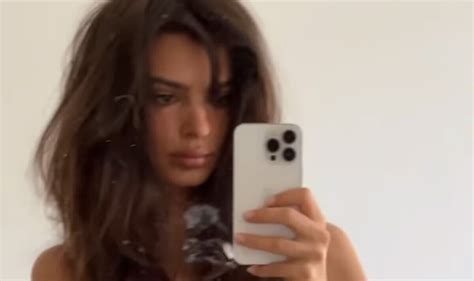 Emily Ratajkowski Goes Topless As Model 31 Strips Down To Her Underwear After New Move