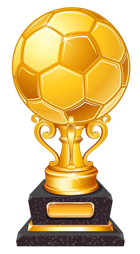 Gold Football Award Trophy Transparent Png Clipart Football Trophies