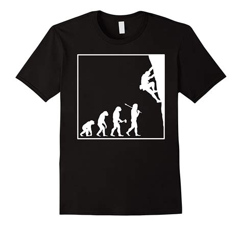 Rock Climb Free Climber Evolution Funny T Shirt New T Shirts Unisex Funny Tops Tee Summer 2018