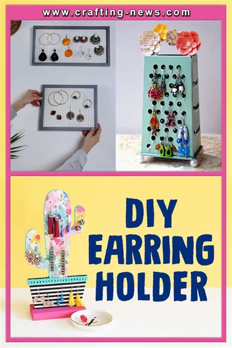 31 Diy Earring Holder Ideas Crafting News