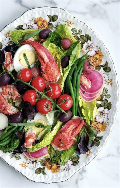 Lobster Nicoise Salad Recipe Nicoise Salad Salad Nicoise