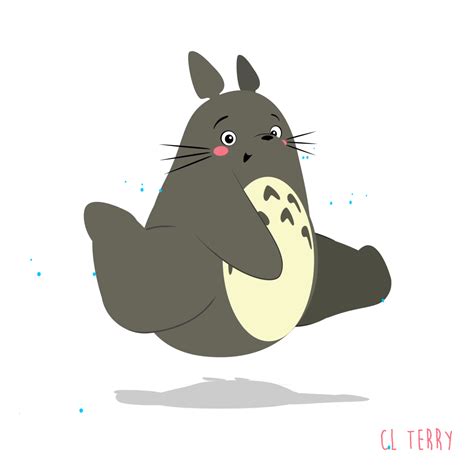 Animated  Find And Share On Giphy Totoro Totoro Art Studio