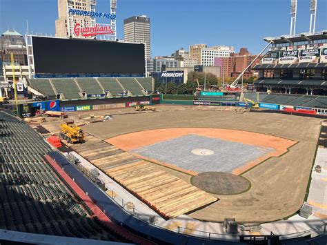 Images : des rénovations spectaculaires au Progressive Field de