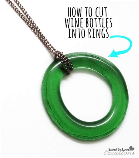 How To Cut Wine Bottles Into Rings Make