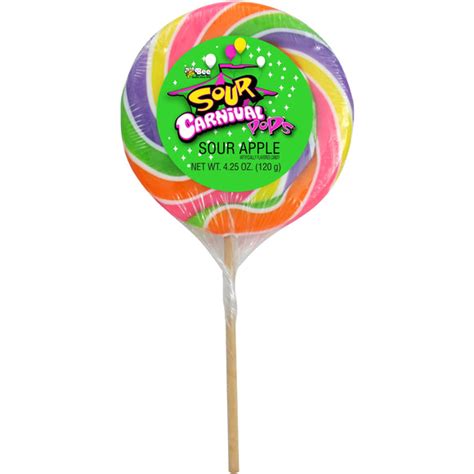 Bee Giant Carnival Sour Pops 425 12ct Candynowca