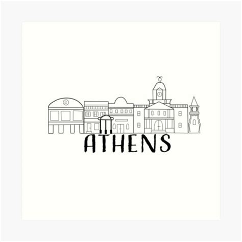 Athens Ga Art Prints Redbubble