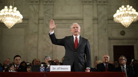 Alabama Sen Jeff Sessions Faces Senate Judiciary Committee For First