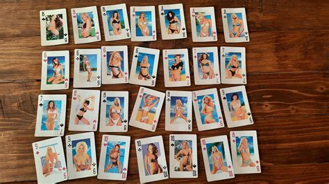 Vintage Playing Cards 36 Cards Nude Playing Cards Erotic Etsy