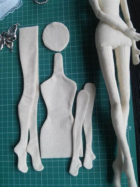 Blank Doll Body Is 17 Inches 42 Cm Tall Fabric Doll Body Is Made Of Linen Without Stuffing