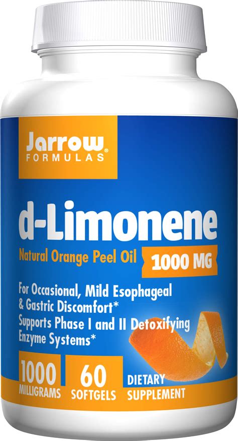 Jarrow Formulas D Limonene 1000 Mg 60 Softgels