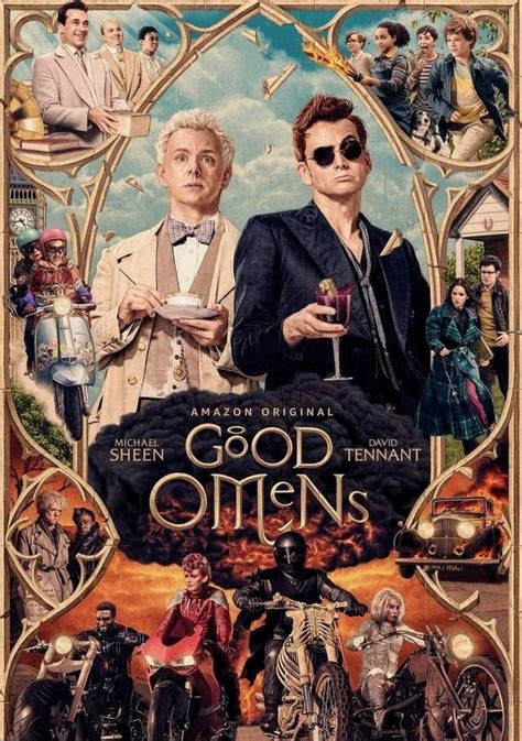 Pin De Pan Star Em Good Omens Posters De Filmes Quadros De Series