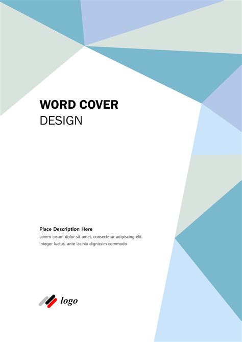Cover Page Word Template Red Download Rasoasis