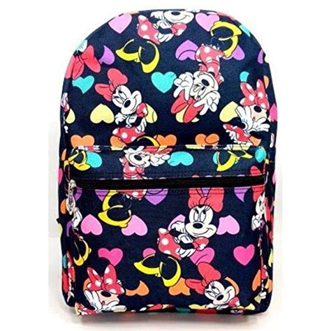 Minnie Mouse Backpack Disney Whears School Bag New 100292