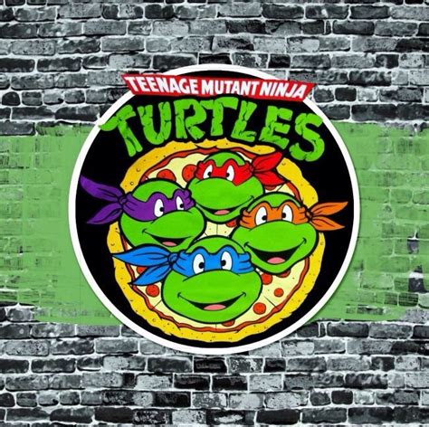 Tmnt Pizza Box Sticker Tmnt Birthday Ninja Turtles Birthday Party