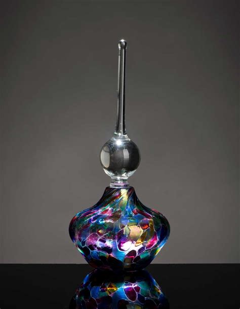Stained Glass Elegant Perfume Bottle By Bryce Dimitruk
