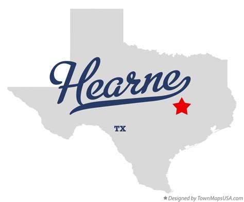 Map Of Hearne Tx Texas