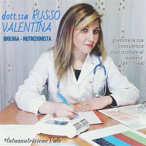 Dottssa Valentina Russo Biologa Nutrizionista Buonvicino