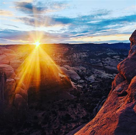 Arches National Park Utah Usa Sunrise Hike Absolutely Breathtaking