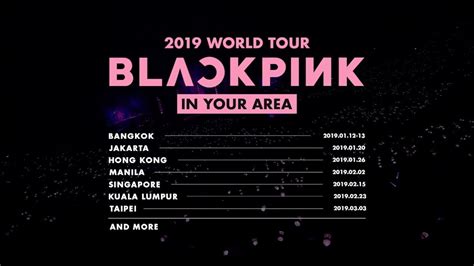 (blackpink arena tour 2018 special final in kyocera dome osaka). BLACKPINK - 2019 WORLD TOUR IN YOUR AREA SPOT - YouTube