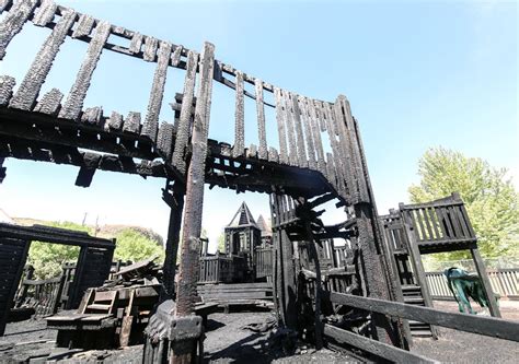 Fire Burns Playground At Hermistons Funland Park Local News