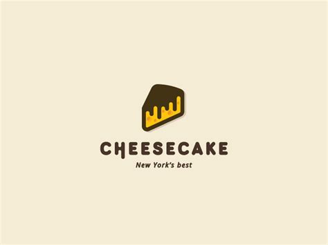 Cheesecake Cake Logo Cake Logo Design Logo