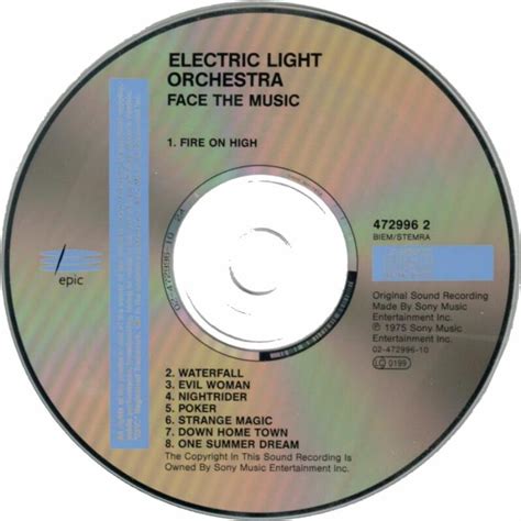 Musicotherapia Electric Light Orchestra Face The Music 1975