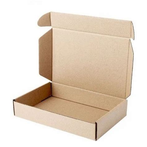 Brown Rectangular Mailing Cardboard Packaging Box 6x8x2 Inch Weight