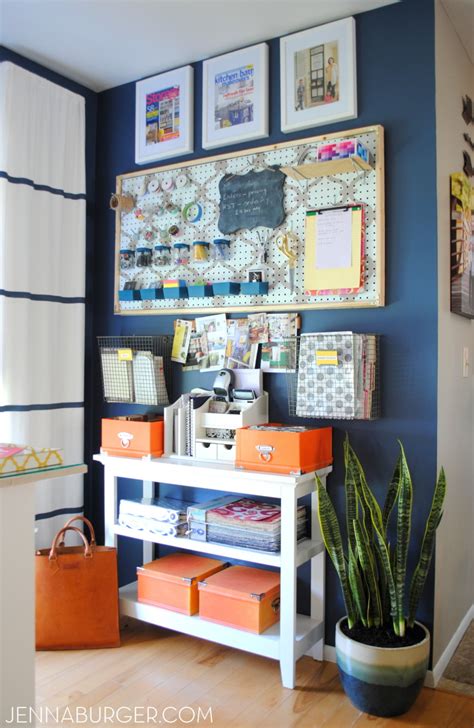 How To Paint Pegboard Build A Pegboard Frame Jenna Burger Design Llc