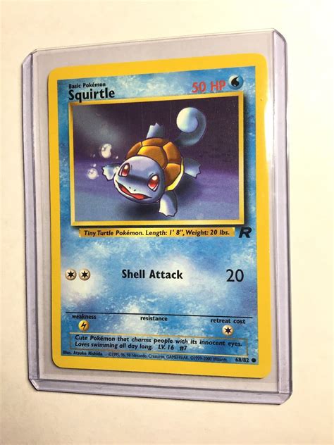 Squirtle Team Rocket Set 6882 Common Pokemon Card Unlimited