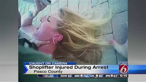 Officer Takes Down Accused Shoplifter Youtube