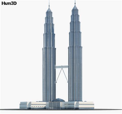 Petronas Twin Towers Modelo 3d Ubicaciondepersonascdmxgobmx