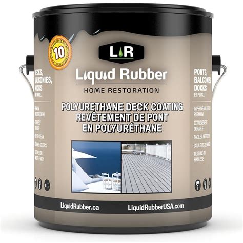 Liquid Rubber Polyurethane Deck Coating Liquid Rubber Deck Deck Paint