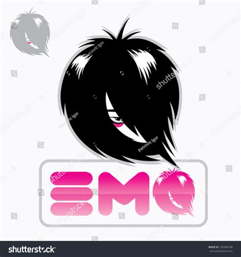 Emo Sign Vector Illustration Stock Vector Royalty Free 102848708
