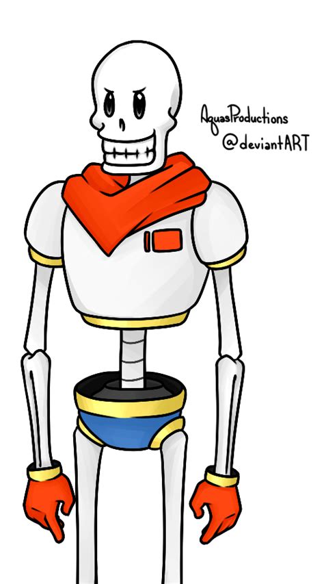 Undertale Papyrus By Aquasproductions On Deviantart