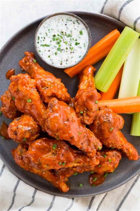 What you need for crispy baked buffalo wings. Crispy Baked Buffalo Wings Recipe - Jessica Gavin