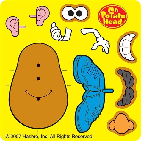 Mr Potato Head Mr Potato Head Printable Toy Story Crafts