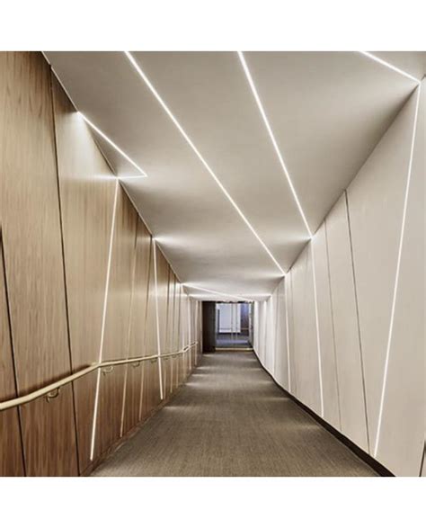 Recessed Led Strip Light Tracks With Long Flange For Dry Wall